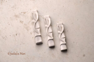 Ceramic mezuzah "Shema" Cream color 3 sizes