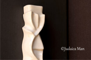 Ceramic mezuzah "Shema" Cream color 3 sizes